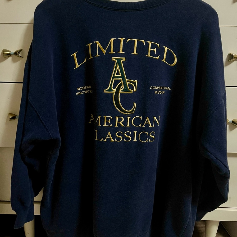 VTG The Limited Navy Sweatshirt